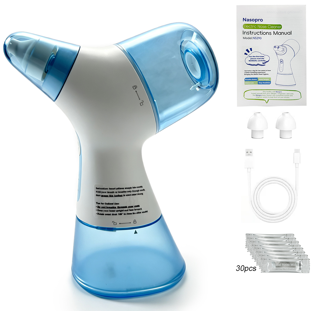 Nasal Aspirator - Elektrisches Nasenspül-System Nasenspülmaschine mit Wasser- und