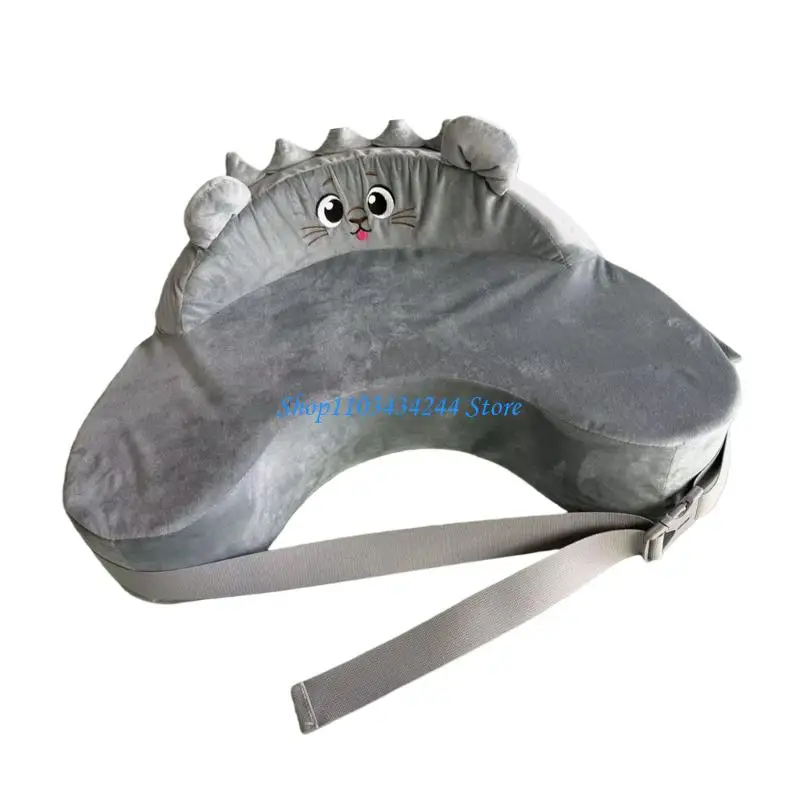 Nursing Pillow Breastfeeding - Geräumiges Stillkissen aus Coral-Fleece, aus Memory-Schaum,
